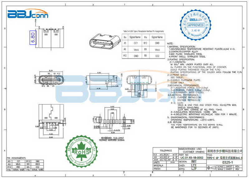 type-c公头-1 type-c公头-1