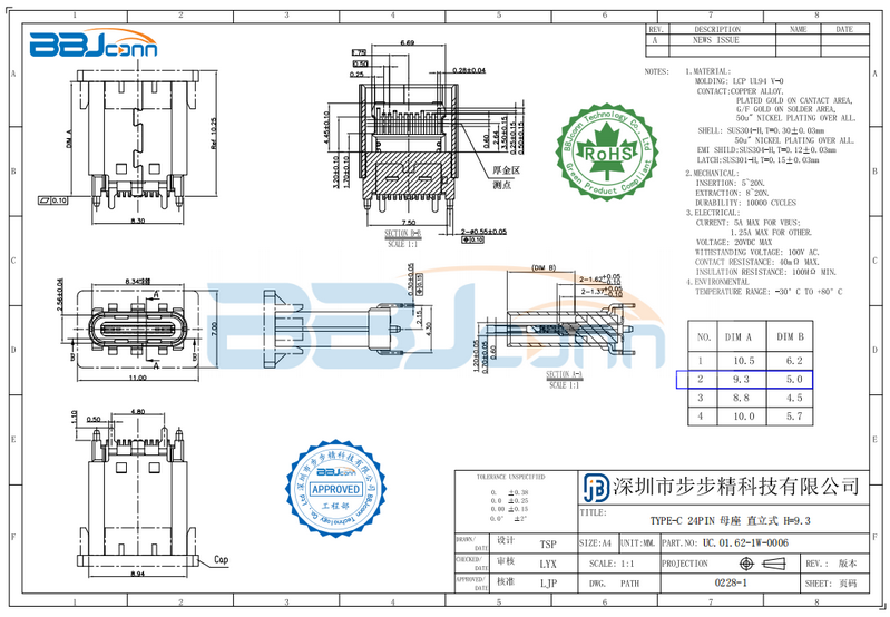 TYPE-C耳机接口-1 TYPE-C耳机接口-1