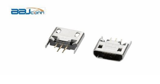 MICRO-5P 直插180度B型亮锡平口主图 MICRO-5P 直插180度B型亮锡平口主图