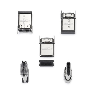 UC.02.61-15-0001--TYPE-C 16P 公头 直立式 四脚插 H=10.95(端子SMT)铆合款 无小脚