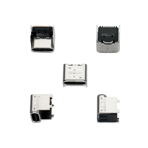 TYPE-C 16PIN 母座板上垫高4.3MM(CH5.9) L=8.0---(UC.01.51-11-0019)