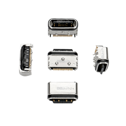 TYPE-C 16PIN 母座板上型 WP8(防水) L=6.5电流5A---(UC.01.51-1N-0001)_调整大小