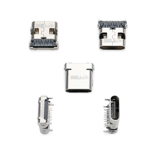 TYPE-C 24PIN 母座板上单壳 L=10.0---(UC.01.52-16-0003)_调整大小